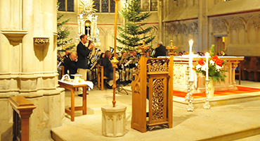 Musikalische Einstimmung und Messbegleitung in St. Lamberti